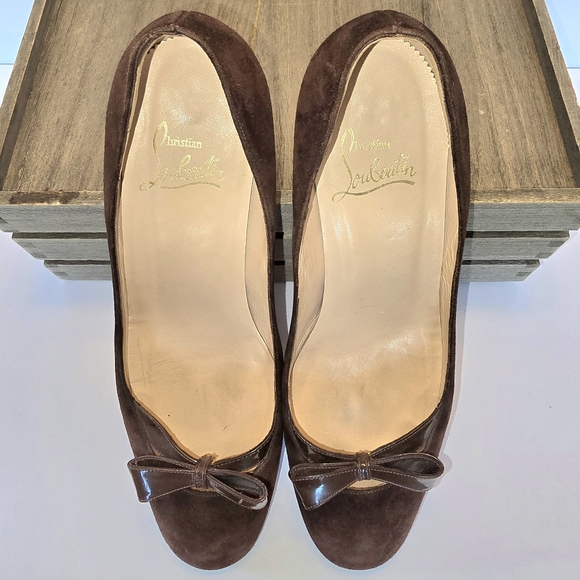 Christian Louboutin Suede Pumps - Picture 8 of 10